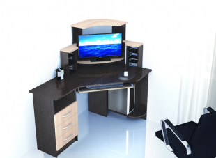 Компьютерный стол Гретта 7 венге